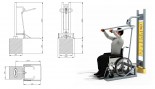 CGS Pečių, nugaros ir rankų raumenų lauko treniruoklis neįgaliems LTN-TR-015